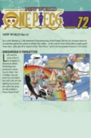 Cover of One Piece volume 72, English edition