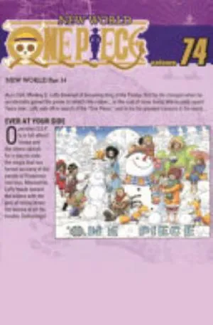 Cover of One Piece volume 74, English edition