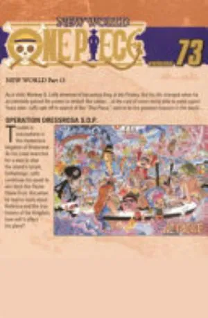 Cover of One Piece volume 73, English edition