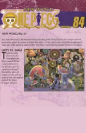 Cover of One Piece volume 84, English edition