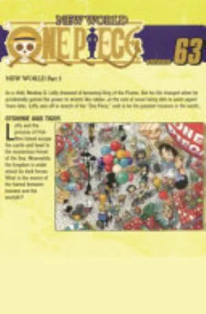 Cover of One Piece volume 63, English edition