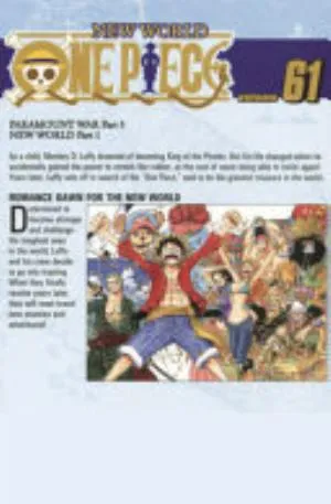 Cover of One Piece volume 61, English edition