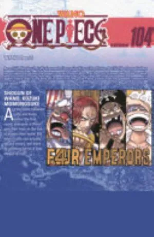 Cover of One Piece volume 104, English edition