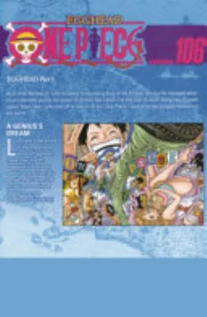 Cover of One Piece volume 106, English edition