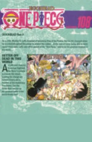 Cover of One Piece volume 108, English edition