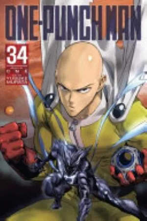 Cover of One-Punch Man volume 34, English edition