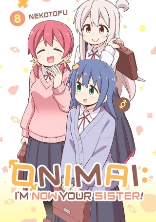 Cover of ONIMAI: I'm Now Your Sister! volume 8, English edition