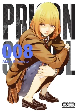 Cover of Prison School volume 8, English edition