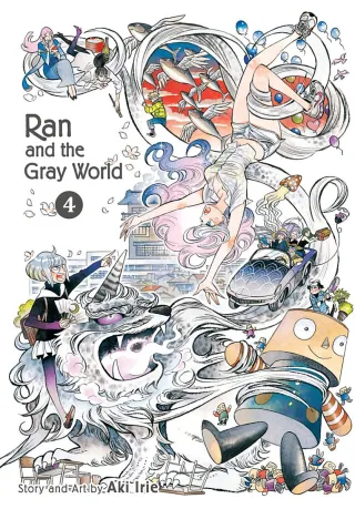 Cover of Ran and the Gray World volume 4, English edition