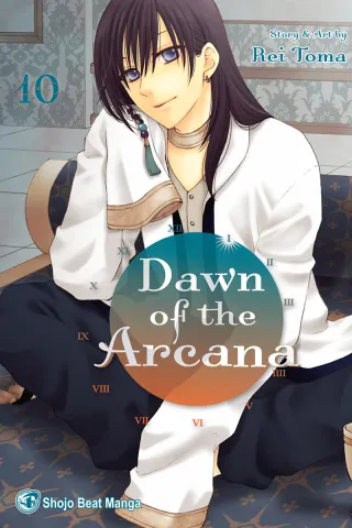 Cover of Dawn of the Arcana volume 10, English edition