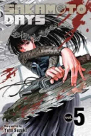 Cover of Sakamoto Days volume 5, English edition