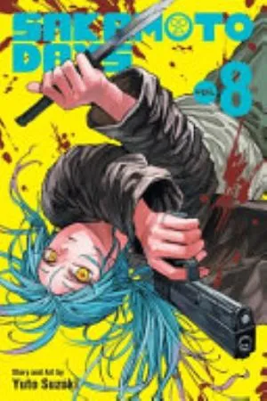 Cover of Sakamoto Days volume 8, English edition