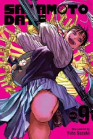 Cover of Sakamoto Days volume 9, English edition