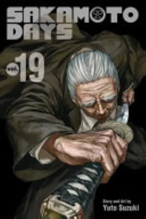 Cover of Sakamoto Days volume 19, English edition