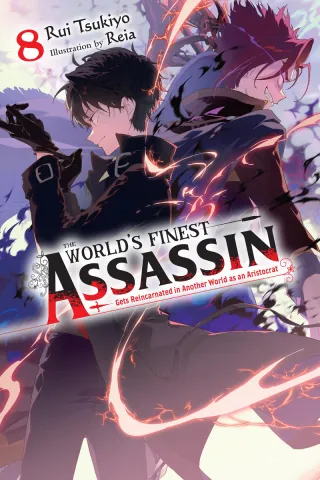 Cover of The World's Finest Assassin Gets Reincarnated in Another World as an Aristocrat volume 8, English edition