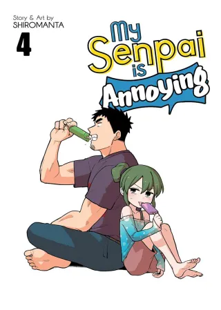 Cover of My Senpai is Annoying volume 4, English edition