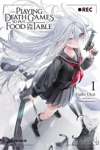 Cover of Playing Death Games to Put Food on the Table volume 1, English edition