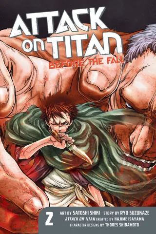 Cover of Attack on Titan: Before the Fall volume 2, English edition