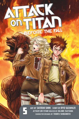 Cover of Attack on Titan: Before the Fall volume 5, English edition