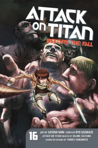 Cover of Attack on Titan: Before the Fall volume 16, English edition