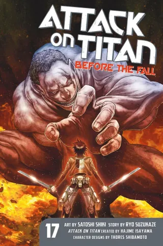Cover of Attack on Titan: Before the Fall volume 17, English edition