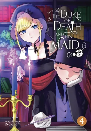 Cover of The Duke of Death and His Maid volume 4, English edition