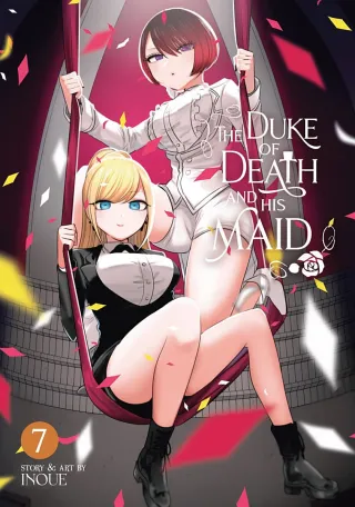 Cover of The Duke of Death and His Maid volume 7, English edition