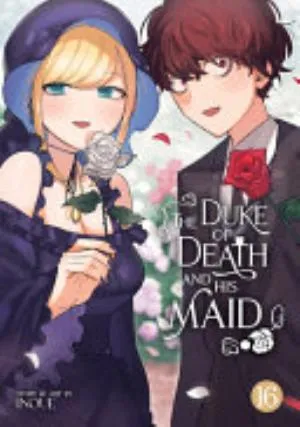 Cover of The Duke of Death and His Maid volume 16, English edition