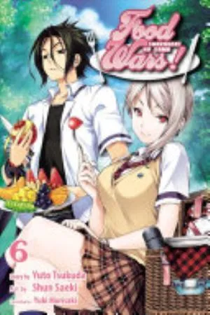 Cover of Food Wars!: Shokugeki no Soma volume 6, English edition
