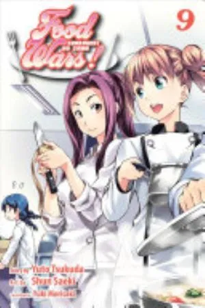 Cover of Food Wars!: Shokugeki no Soma volume 9, English edition