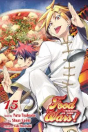Cover of Food Wars!: Shokugeki no Soma volume 15, English edition