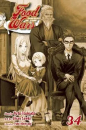 Cover of Food Wars!: Shokugeki no Soma volume 34, English edition