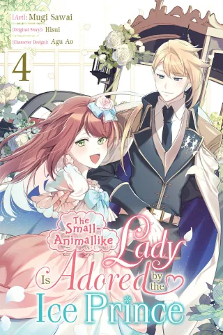 Cover of The Small-Animallike Lady Is Adored by the Ice Prince volume 4, English edition
