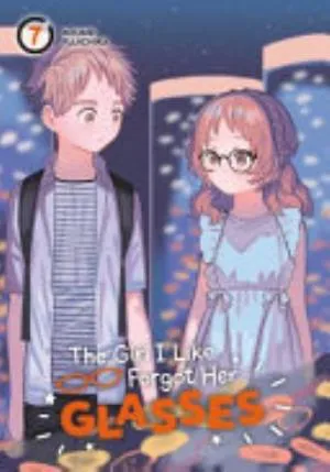 Cover of The Girl I Like Forgot Her Glasses volume 7, English edition
