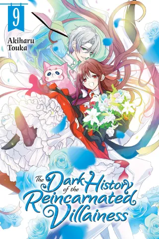 Cover of The Dark History of the Reincarnated Villainess volume 9, English edition