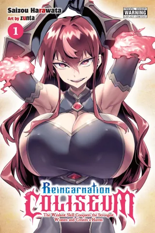 Cover of Reincarnation Coliseum: The Weakest Skill Conquers the Strongest Women and Creates a Harem volume 1, English edition