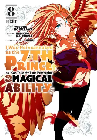 Cover of I Was Reincarnated as the 7th Prince So I Can Take My Time Perfecting My Magical Ability volume 8, English edition