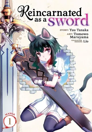 Cover of Reincarnated as a Sword volume 1, English edition