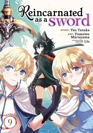 Cover of Reincarnated as a Sword volume 9, English edition