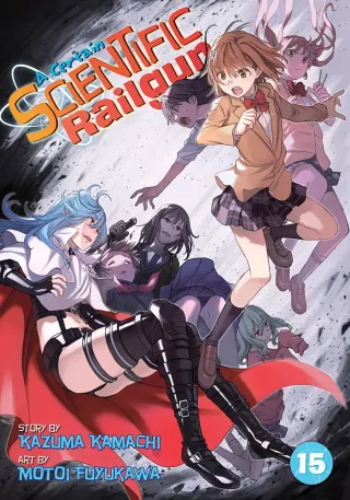 Cover of A Certain Scientific Railgun volume 15, English edition