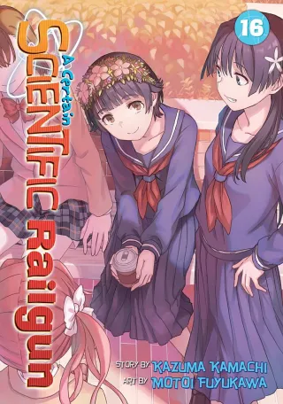 Cover of A Certain Scientific Railgun volume 16, English edition