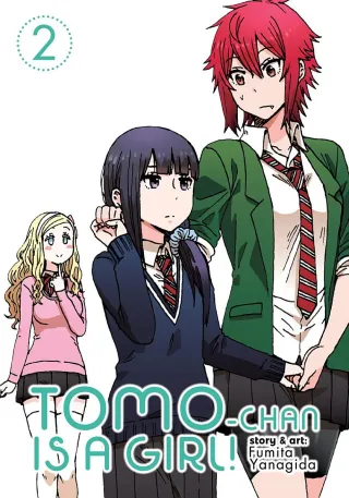 Cover of Tomo-chan is a Girl! volume 2, English edition