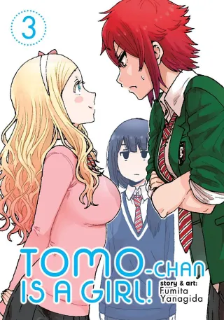 Cover of Tomo-chan is a Girl! volume 3, English edition