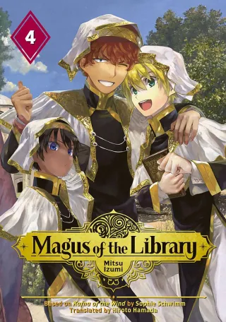 Cover of Magus of the Library volume 4, English edition