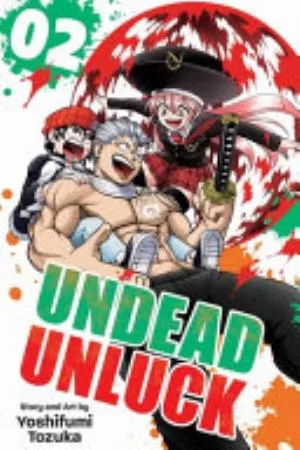 Cover of Undead Unluck volume 2, English edition