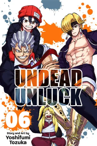 Cover of Undead Unluck volume 6, English edition
