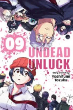 Cover of Undead Unluck volume 9, English edition