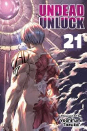 Cover of Undead Unluck volume 21, English edition