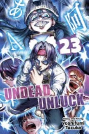 Cover of Undead Unluck volume 23, English edition