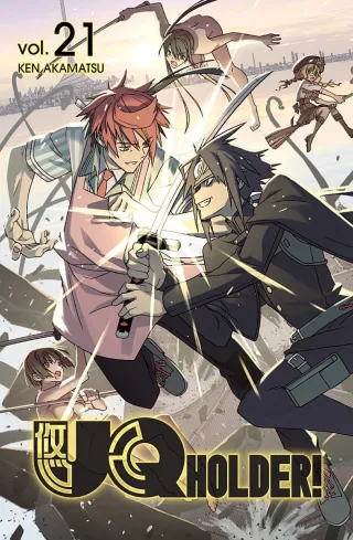 Cover of UQ HOLDER! volume 21, English edition